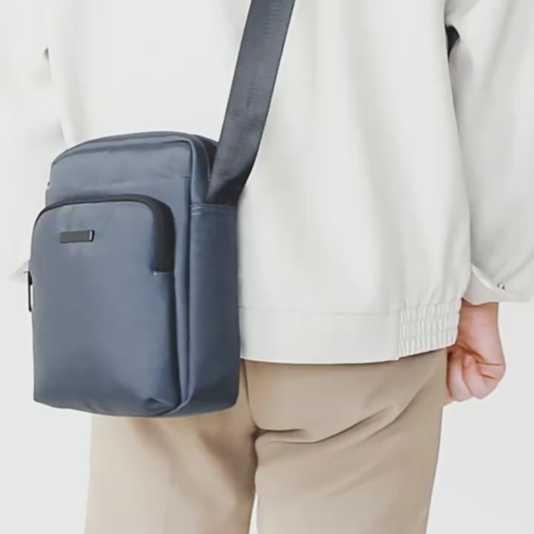 Sac bandoulière homme en liège synthétique