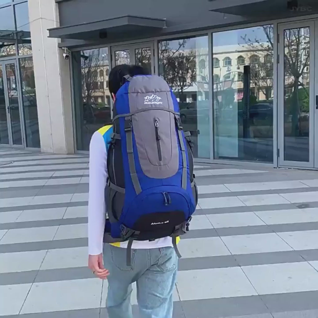 حقيبة ظهر كبيرة السعة للتخييم وتسلق الجبال