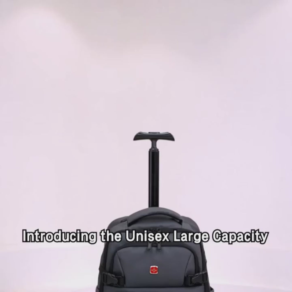 Sac à dos avec roulllettes et compression