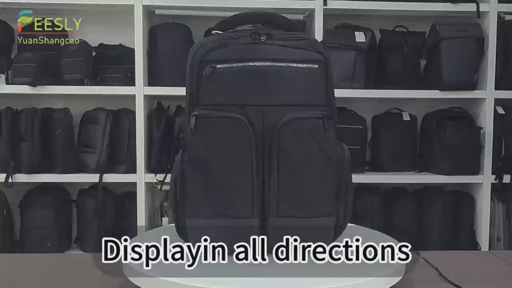 Sac à dos business élégant pour laptop grande capacité avec rangement multicouche
