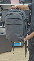 Sac à dos professionnel multifonctionnel extensible avec compression sous vide et anti-vol