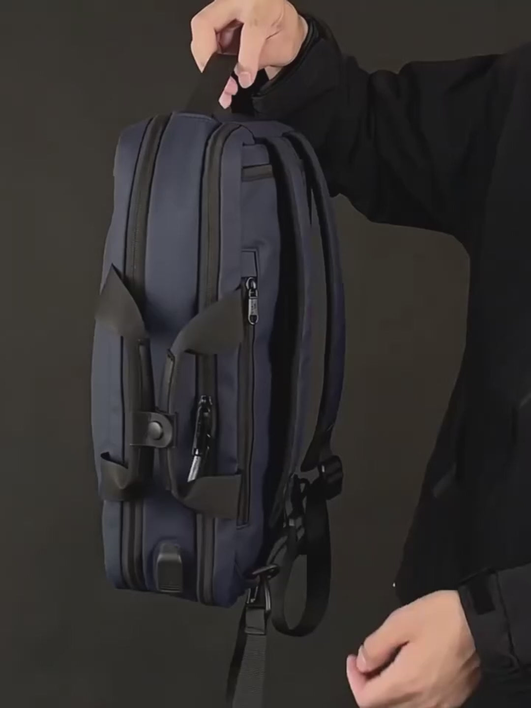 Sac à dos grande capacité avec USB Duslang