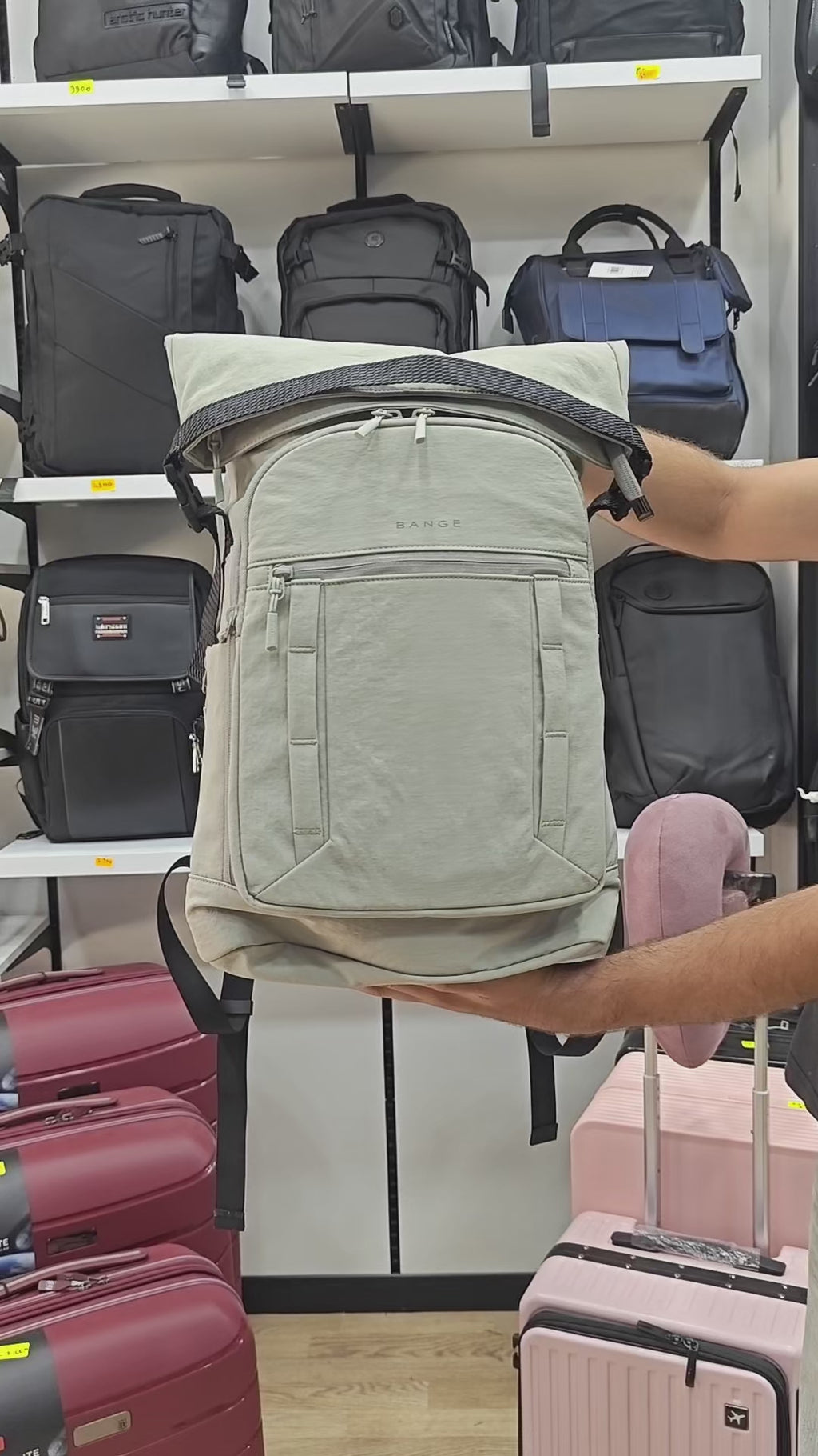 Sac à dos BANGE roll-top extensible
