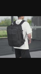 Sac a Dos Cartable avec Compartiment Chaussures 17 Pouces