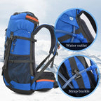 Sac à Dos de Randonnée 60 L avec Housse de Pluie - Backpack dz