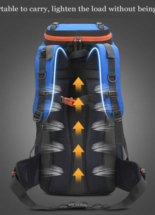 Sac à Dos de Randonnée 60 L avec Housse de Pluie