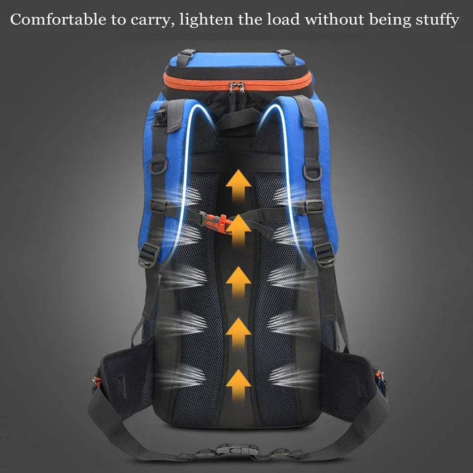 Sac à Dos de Randonnée 60 L avec Housse de Pluie - Backpack dz