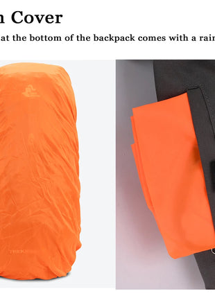 Sac à Dos de Randonnée 60 L avec Housse de Pluie