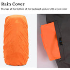 Sac à Dos de Randonnée 60 L avec Housse de Pluie - Backpack dz