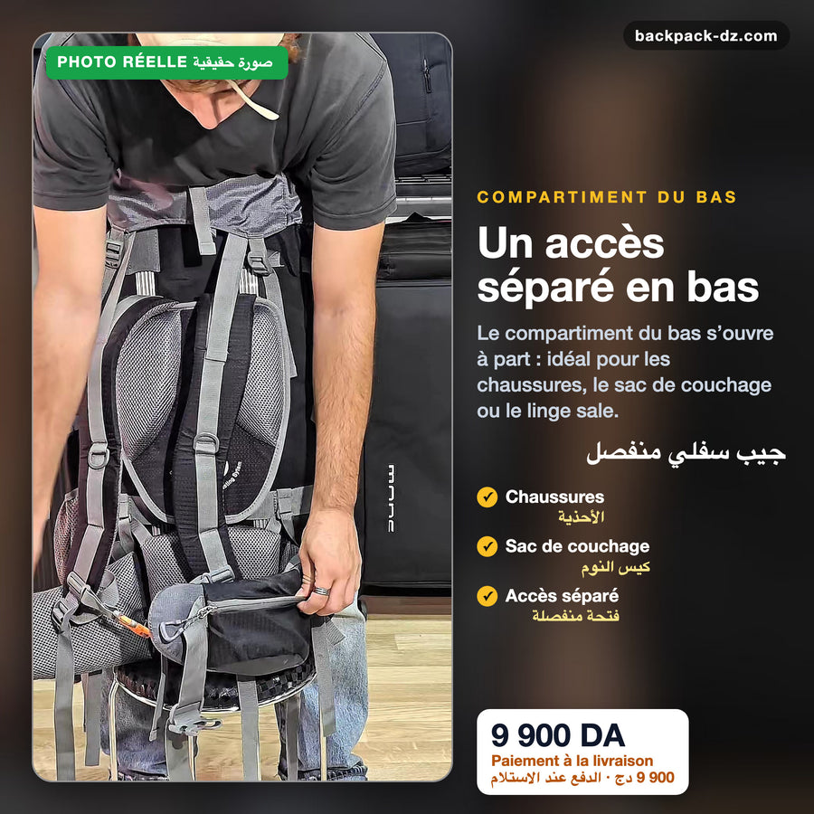 Compartiment du bas à accès séparé