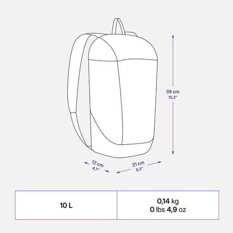 Sac a Dos Quechua 10L sport - Backpack dz