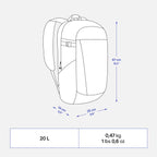 Sac a Dos Randonnée Léger, Résistant 20 L - Backpack dz