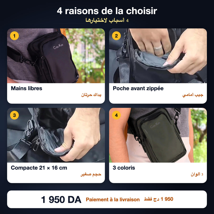 4 raisons de choisir la sacoche casual