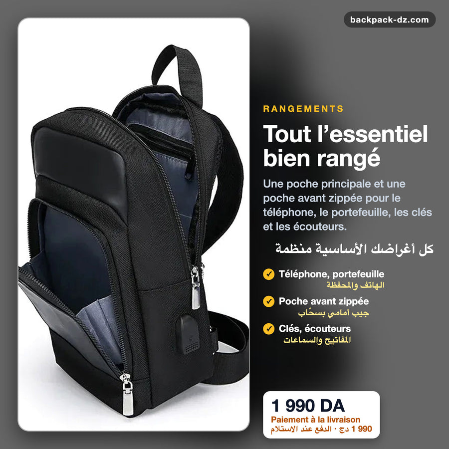Rangements de la sacoche Sling