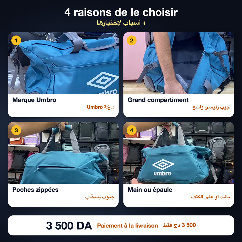 4 raisons de choisir le sac de sport Umbro